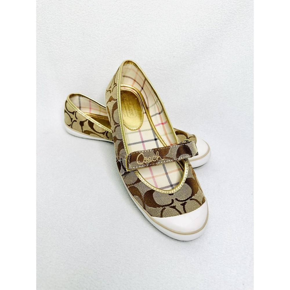 Coach Margot Jacquard Flats Size 6 ITEM 200
